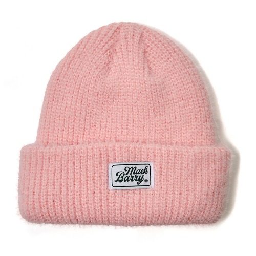 CLASSIC LABEL SOFT CANDY BEANIELITE PINK